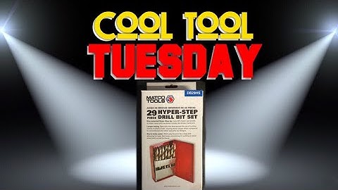 Cool Tool Tuesday: Matco Tools Hyperstep Drill Bits