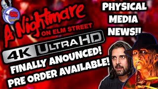 Physical Media News! | A Nightmare On Elm Street 4k FINALLY ANNOUNCED!