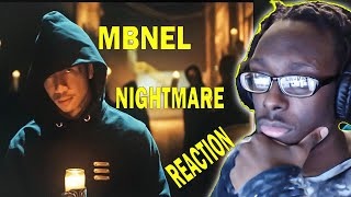 MBNel - Nightmare (Official Video) REACTION