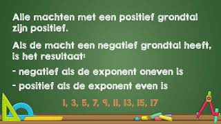 Machten En Vierkantswortels Van Gehele Getallen Wiskunde