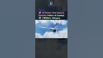 AI Drones That Hunt in Swarms: Future of Combat 🐝 #Military #Drones #airforce #ai  PART 1