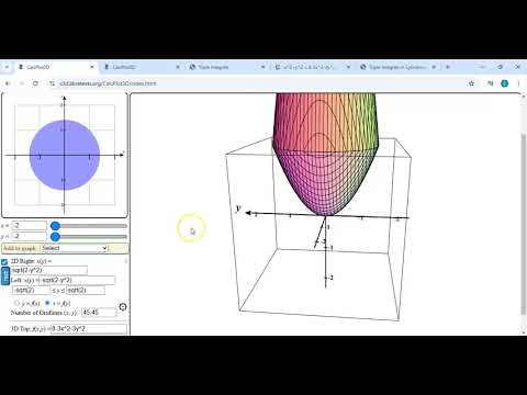 CalcPlot3D: Triple Integral Regions in Rectangular Coordinates