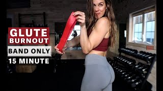 BOOTY BURNOUT - 2 of 3 Band Only | FOLLOW ALONG - lower body at home workout