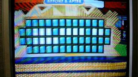 Playstation Wheel of Fortune 2nd Edition Run Game 4 Part 1