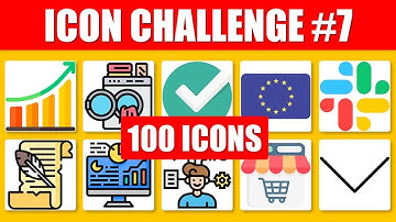 Guess The Icon in 3 Seconds | 100 Famous Icon | #IconChallenge 7 | Urban Quiz