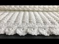 Easy crochet baby blanket /craft & crochet blanket pattern 2707