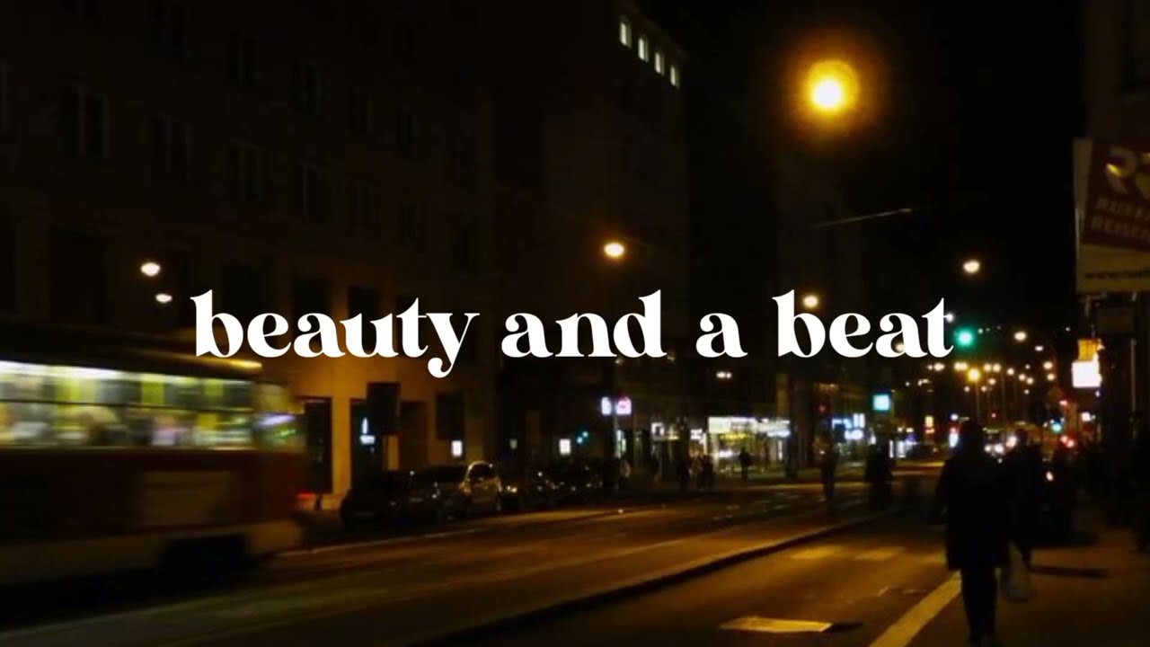 beauty and a beat - justin bieber, nicky minaj (slowed + reverb) with lyrics