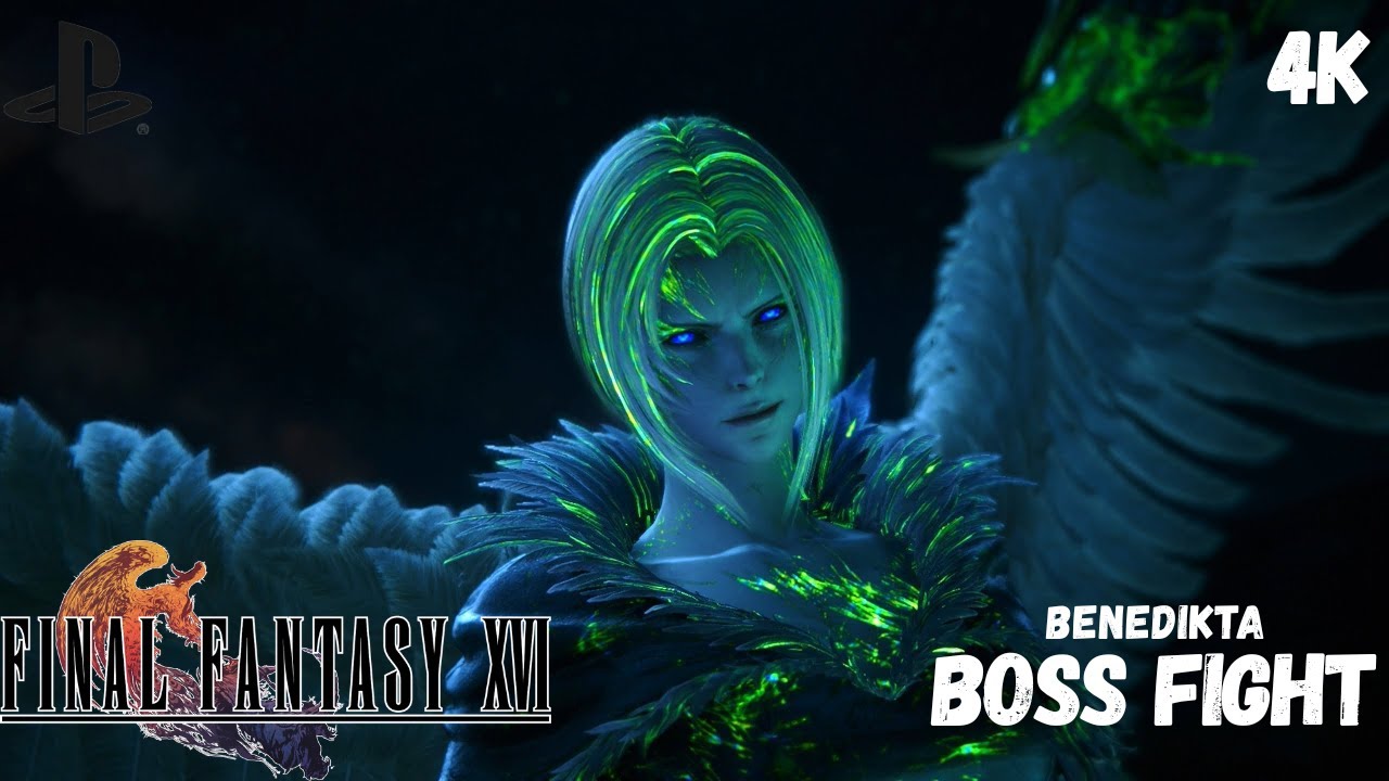 Clive vs Benedikta | Final Fantasy XVI Boss Fight (No Commentary | 4K ...