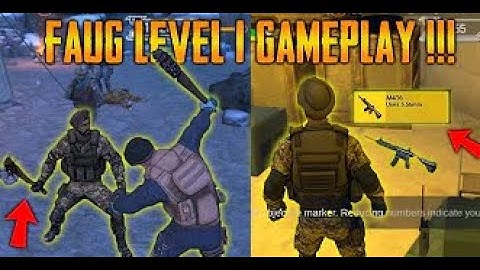 Install official FAUG and Gameplay to it! First look and Hands on FAUG!