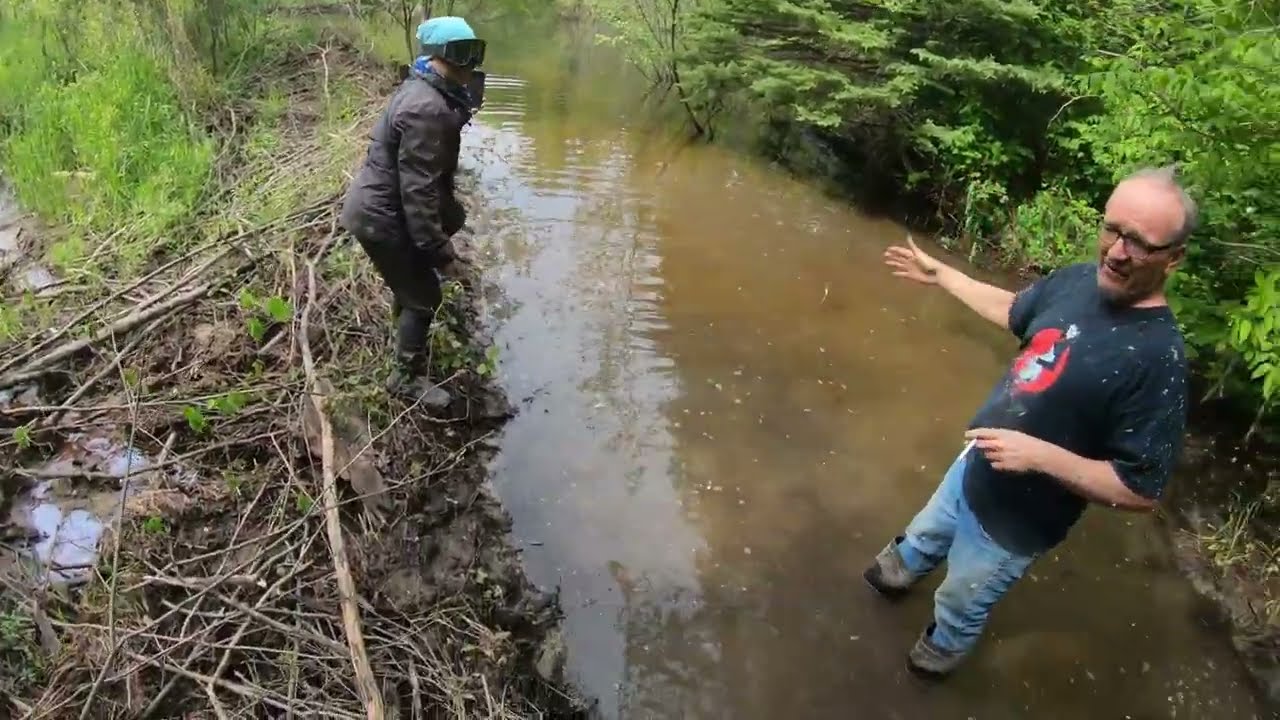 The whole trail is under water 