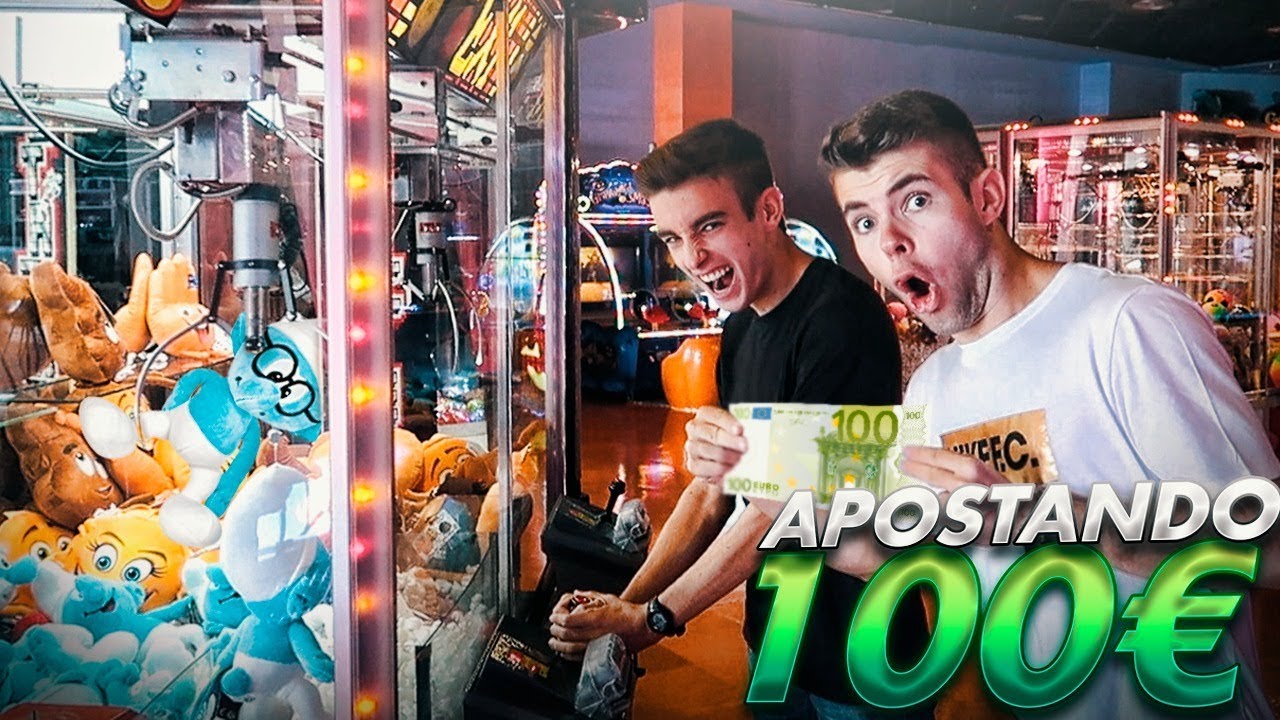 LE DOY 100€ a mi HERMANO si CONSIGUE 3 PREMIOS en MAQUINAS de GANCHO [Salva]