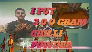 Chilly Pani puri 300 gram chilly powder challange