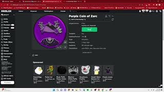 Sniping Purple Coin Of Zarc Free Ugc Limited