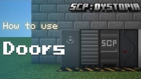 SCP: Dystopia addon: Doors tutorial
