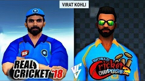 Real Cricket 18 vs WCC2  (2018) || Android game comparison || AKM Centertainment