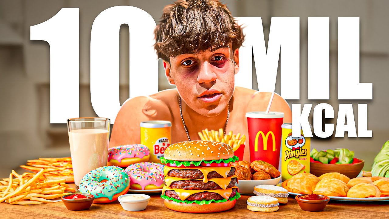 Intenté COMER 10.000 CALORÍAS en UN DÍA...