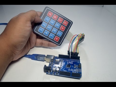 AT-MO PRODUCTION: Keypad 4x4 Matrix di Arduino Uno