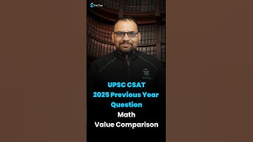 UPSC CSAT Quant Previous Year Question 2025 Solved | CSAT Maths PYQ Analysis Prelims Paper 2 Answer