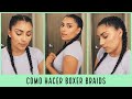 COMO HACER:Trenzas de boxeadora paso a paso | HOW TO: boxer braids (dutch braids)BRAID YOUR OWN HAIR