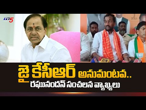 జై కేసీఆర్...| Medak BJP MP Candidate Raghunandhan Rao Counter to KCR | Loksabha Elections 2024 |TV5 - TV5NEWS