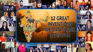 Foreigners React to 12 Great Inventions We Should Thank India For | Mix Mashup Reaction