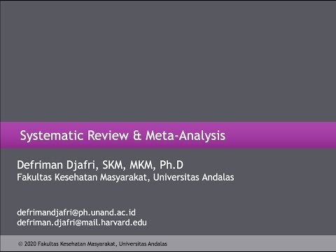 Video: Kajian Literatur Sistematik Dan Analisis Meta-epidemiologi Asid Methylmalonic (MMA) Dengan Fokus Pada MMA Yang Disebabkan Oleh Kekurangan Methylmalonyl-CoA (mut)
