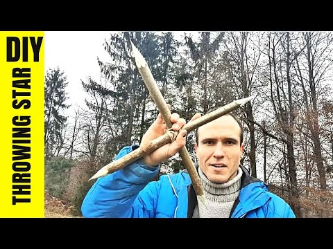 How to make WOODEN WEAPONS (Wooden Throwing Star