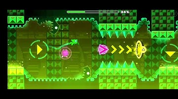 Geometry Dash Lunar level 7: Hypercharged (All Coins)