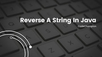 Master Reverse String in Java with For Loop | Java Tutorial for Beginners | Code Champion