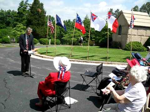 Oakwood Cemetery. Confederate Memorial Service 2010