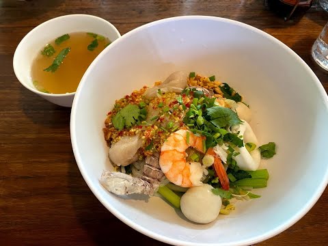 #132 ก๋วยเตี๋ยวกั้งบ้านเพ ระยอง กั้งตัวใหญ่มีไข่ด้วย!!