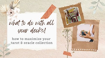 🌟 "Beyond Divination: Creative & Soulful Uses of Tarot and Oracle Decks" 🌟