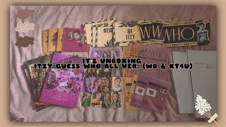 Itz Unboxing Itzy Guess Who Day, Night, D&N Ver.