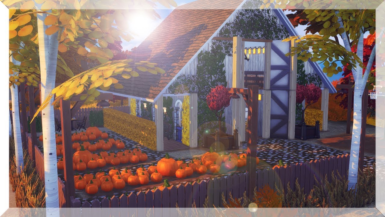 Pumpkin Patch Park | The Sims 4 Speed Build - YouTube