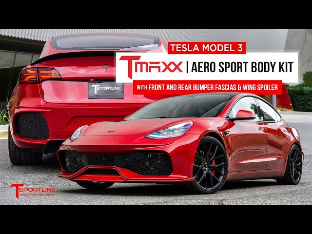 Tesla Model Y TMaxx Aero Sport Body Kit with Front and Rear Bumper