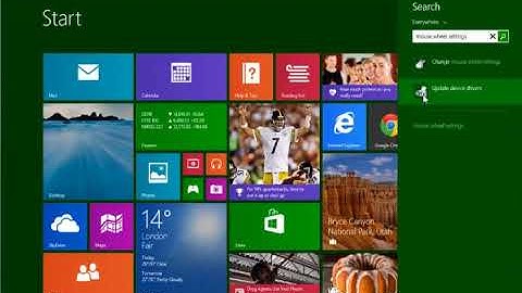 How to adjust the Mouse Wheel Scroll Speed in Windows® 8 1