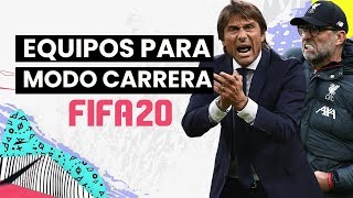 FIFA 20: Equipos para MODO CARRERA