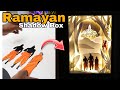 How to make ramayan themed shadow box