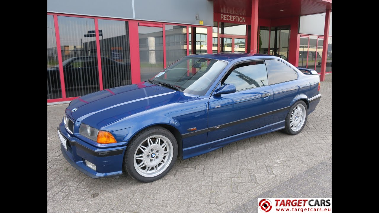750160 BMW M3 E36 COUPE 3.0L 286HP S50 0394 BLUE 163252KM LHD  YouTube