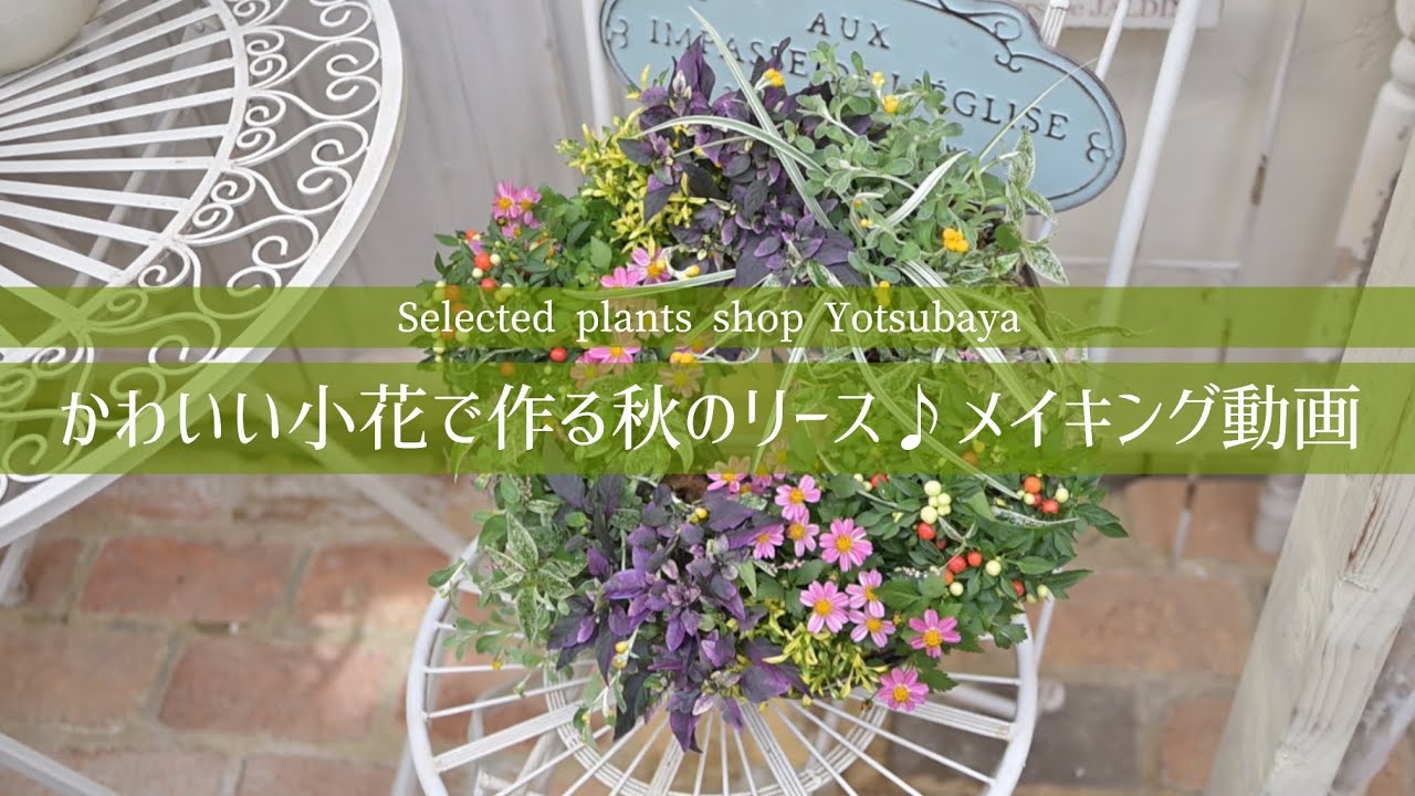Making an Autumn Wreath with Cute Little Flowers: A Long-Awaited
