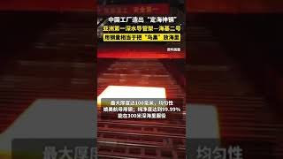 中国工厂造出“定海神钢”！亚洲第一深水导管架—海基二号，用钢量相当于把“鸟巢”放海里 | 财经风云