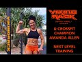 Crossfit champion amanda allen with viking rack