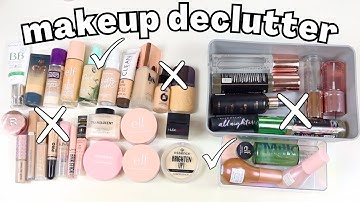 MAKEUP DECLUTTER 2024: Foundation, Concealer, Corrector, & Setting Spray