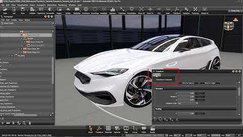 “Transform Variants” (VRED Professional)