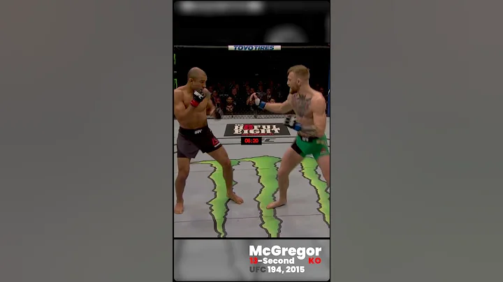 MCGREGOR KO In 13 SECONDS 🕙🔥🥊🤯 #shorts