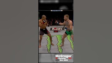 MCGREGOR KO In 13 SECONDS 🕙🔥🥊🤯 #shorts