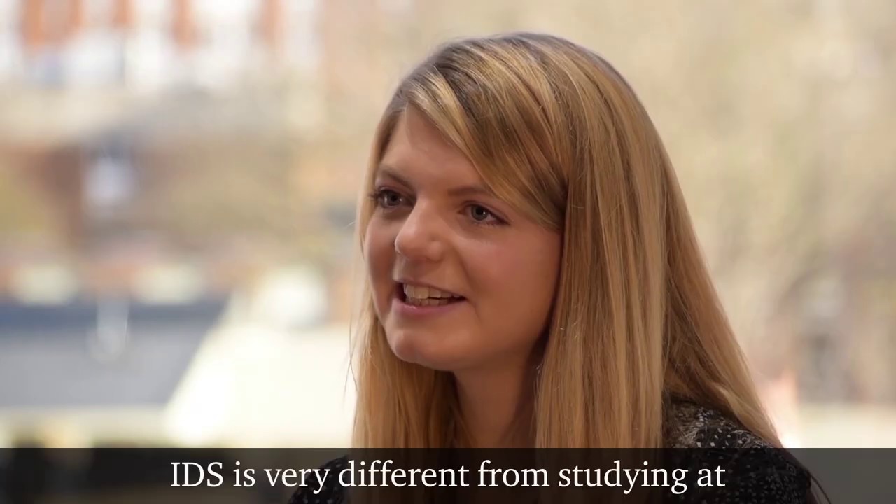 Student insights into doing an ids master s degree in development