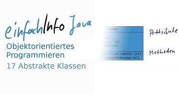 17 Abstrakte Klassen - Objektorientiertes Programmieren in Java