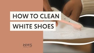 HOW TO CLEAN WHITE SHOES by Home Made Simple 313 views 1 year ago 37 seconds