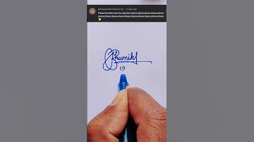 Bhumika Signature 💕 #signature #bhumika #shorts #viral #trending